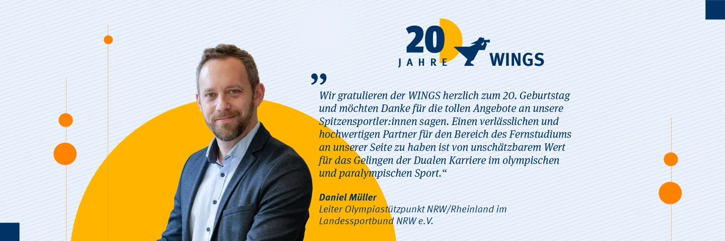 Daniel Müller Olympiastützpunkt | WINGS-Fernstudium